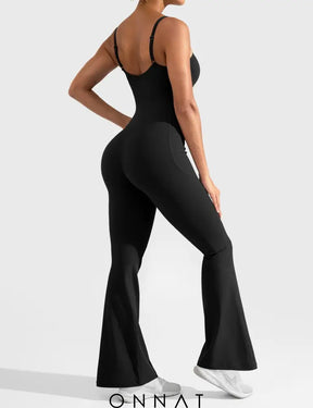 Onnat Mena Flared Jumpsuit With Side Pockets Jumpsuits