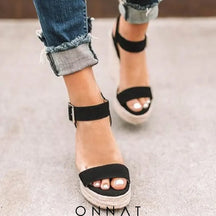 Onnat | Nature Sandals Zwart / 43