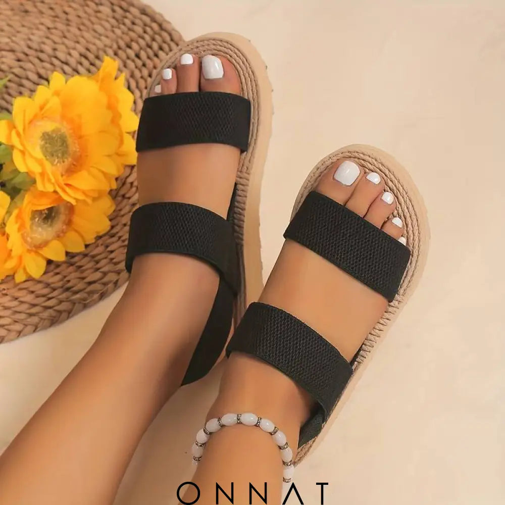 Onnat Orthocool - Orthopedische Zomersandalen Zwart / 36 Sandals