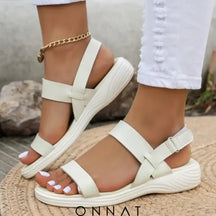 Onnat | Orthopedische Zomer Sandalen Wit / 38 Sandals