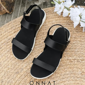 Onnat | Orthopedische Zomer Sandalen Zwart / 38 Sandals