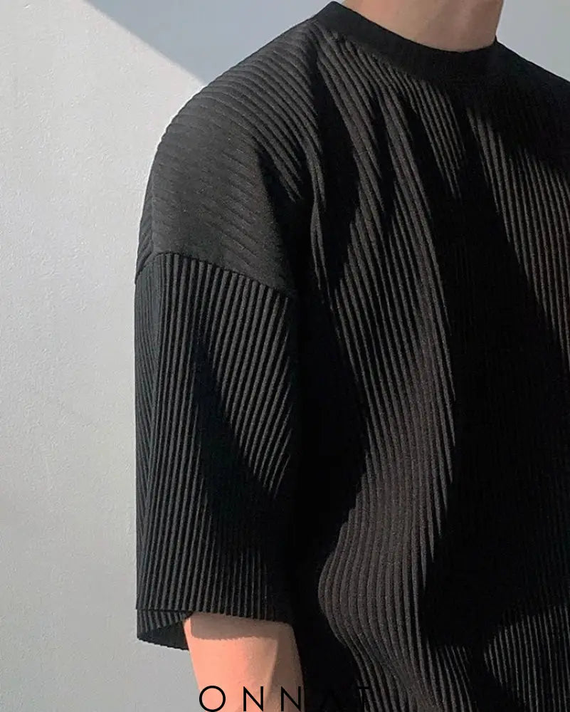 Onnat Oversize Pleated Shirt Menswear