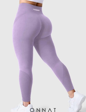 Onnat Ozone Recycled Seamless Leggings Lavender / S