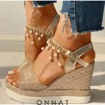 Onnat Pearl Sandals Goud / 35 Sandals