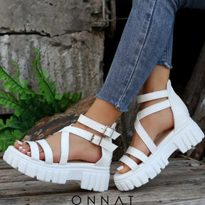 Onnat | Roman Sandalen Wit / 37