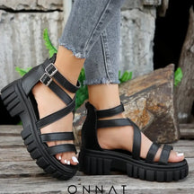 Onnat | Roman Sandalen Zwart / 37