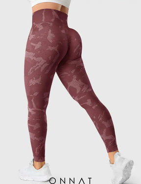 Onnat Savanna Seamless Leggings Cherry Brown / S