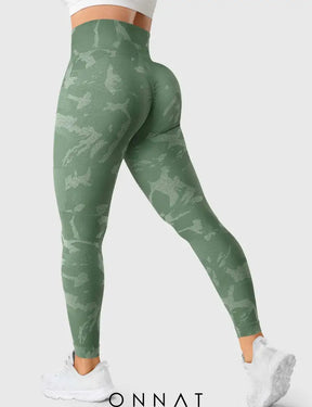 Onnat Savanna Seamless Leggings Green / S