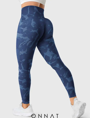 Onnat Savanna Seamless Leggings Navy Blue / S