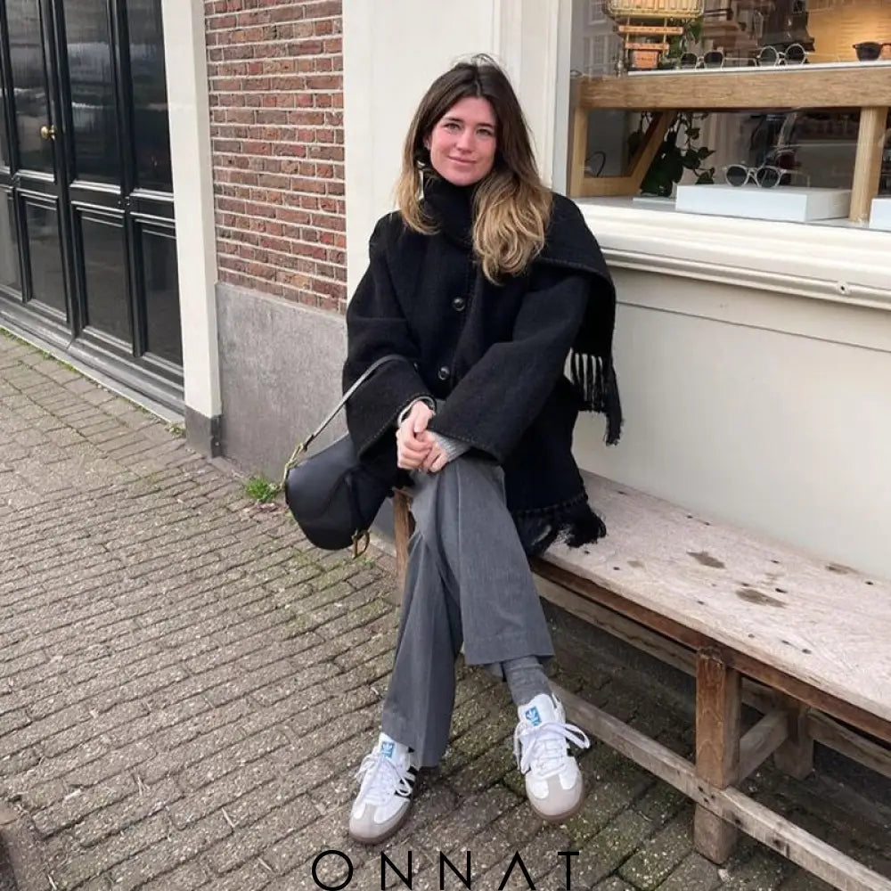 Onnat Scarf Coat Coats & Jackets