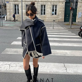 Onnat Scarf Coat Coats & Jackets