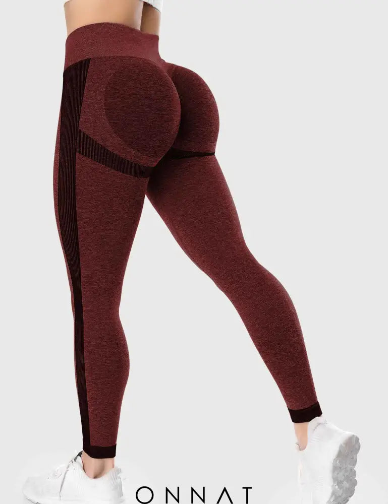 Onnat Seamless Leggings Wine / S