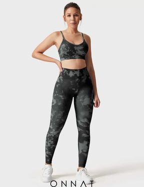 Onnat Seamless Print Jada Leggings/ Shorts/ Bras Leggings