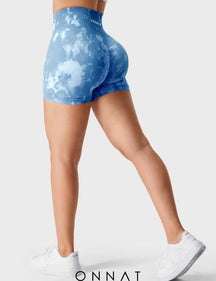 Onnat Seamless Print Jada Shorts Blue / Xs