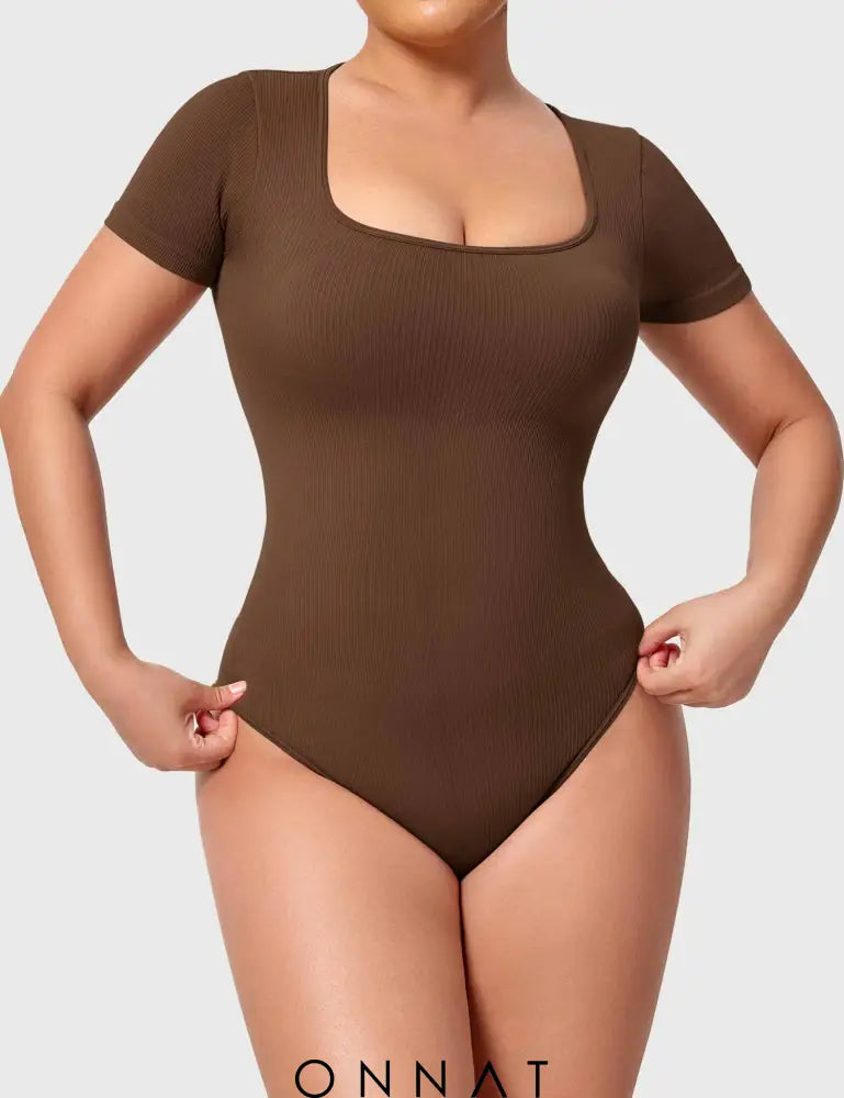 Onnat Seamless Rubi One Piece Workout Bodysuit Jumpsuits