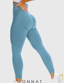 Onnat Smile Contour Leggings Light Blue / Xs