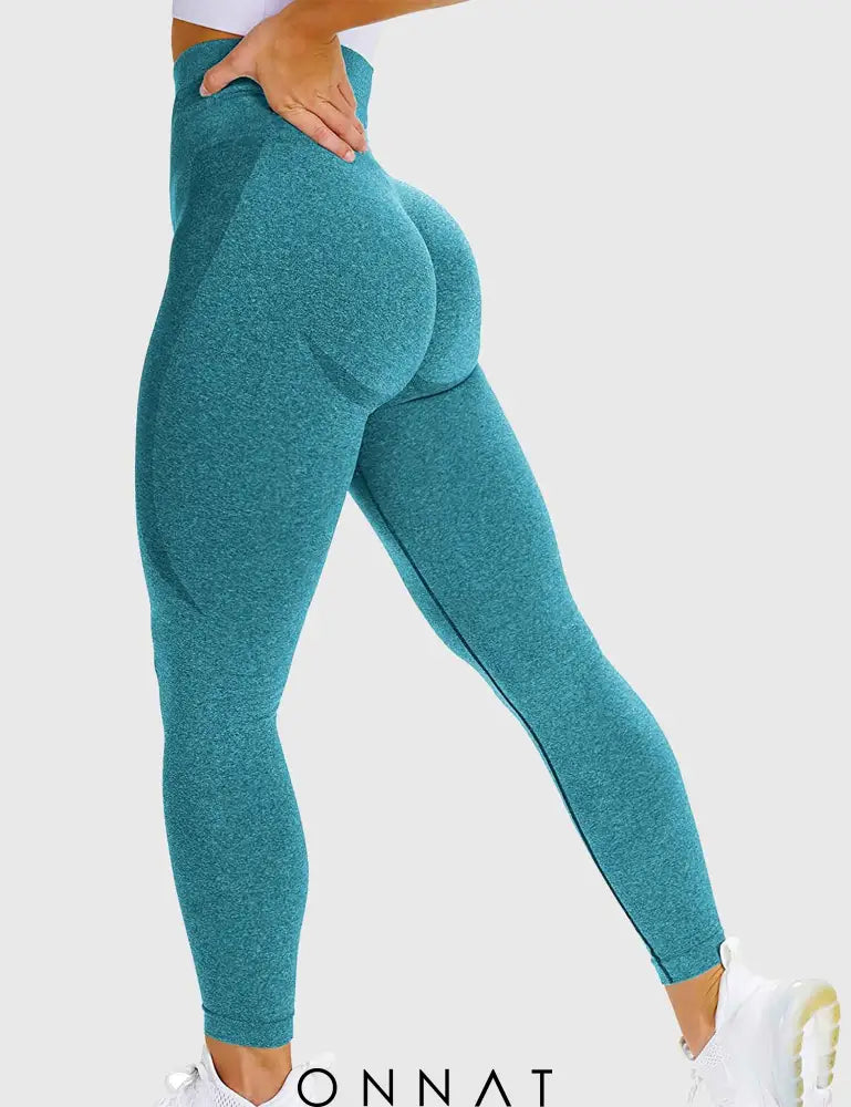 Onnat Smile Contour Leggings Peacock Blue / S