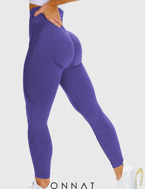 Onnat Smile Contour Leggings Purple / M