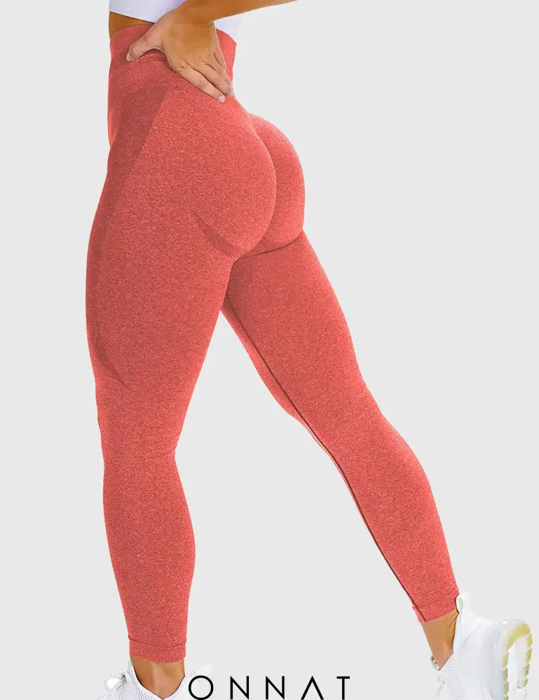 Onnat Smile Contour Leggings Red / Xs