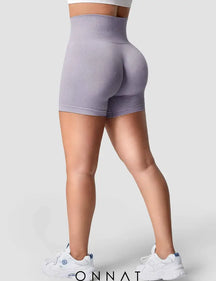 Onnat Smile Contour Seamless Shorts Light Grey / Xs