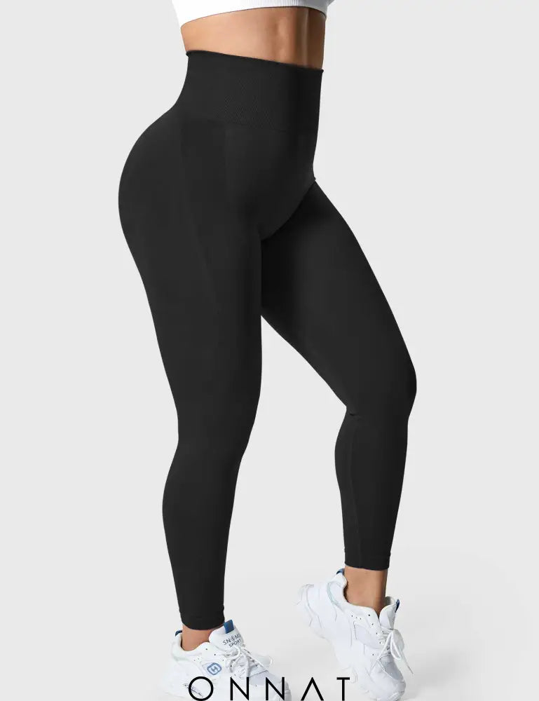 Onnat Solid Smile Contour Leggings