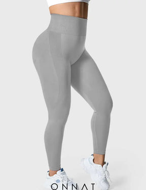 Onnat Solid Smile Contour Leggings