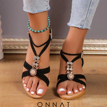 Onnat | Spring Sandals Zwart / 37 Sandals