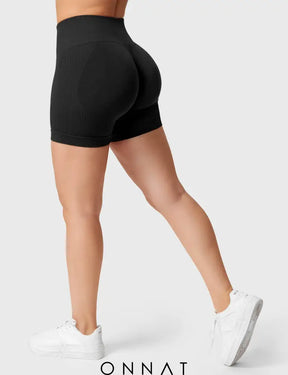 Onnat Stella Seamless Shorts Black / S