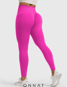 Onnat Strength Seamless Leggings Hotpink / S