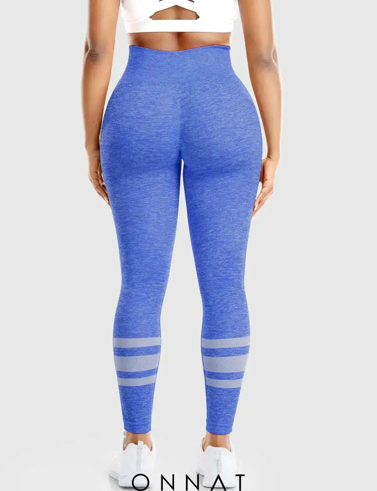 Onnat Stripe Mesh Leggings