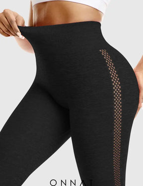 Onnat Stripe Mesh Leggings