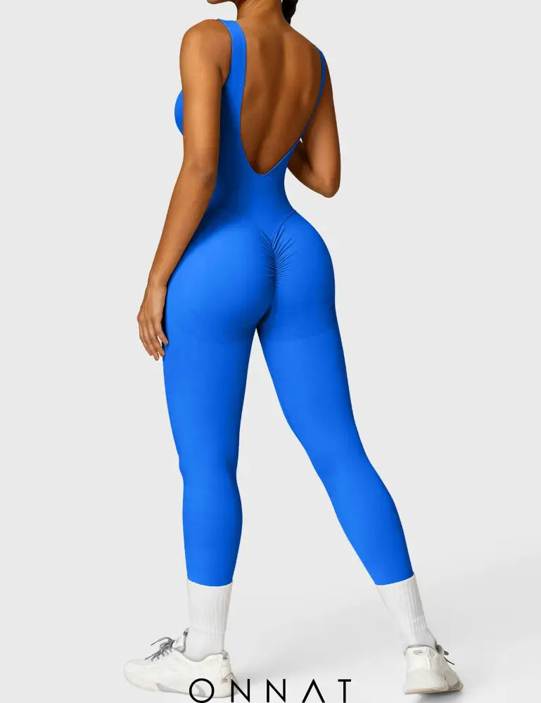 Onnat Swanky Seamless Jumpsuit / Blue S Jumpsuits