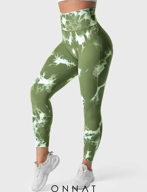 Onnat Tie Dye Seamless Leggings