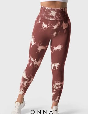 Onnat Tie Dye Seamless Leggings