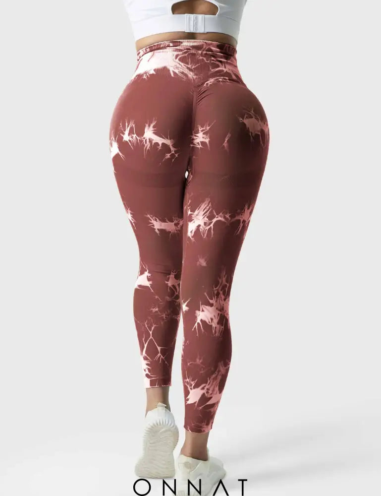 Onnat Tie Dye Seamless Leggings