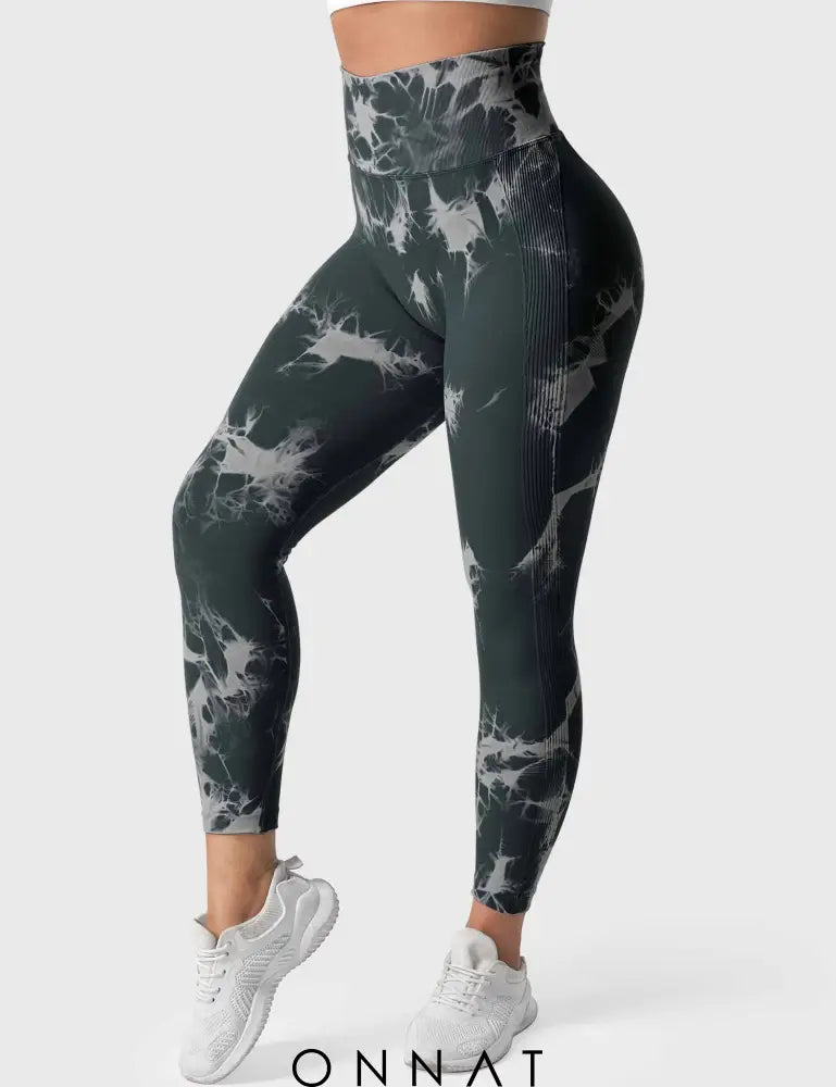 Onnat Tie Dye Seamless Leggings