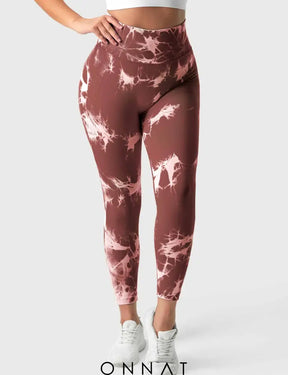 Onnat Tie Dye Seamless Leggings