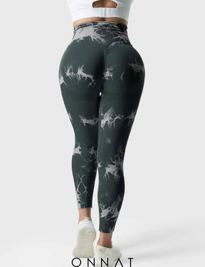 Onnat Tie Dye Seamless Leggings