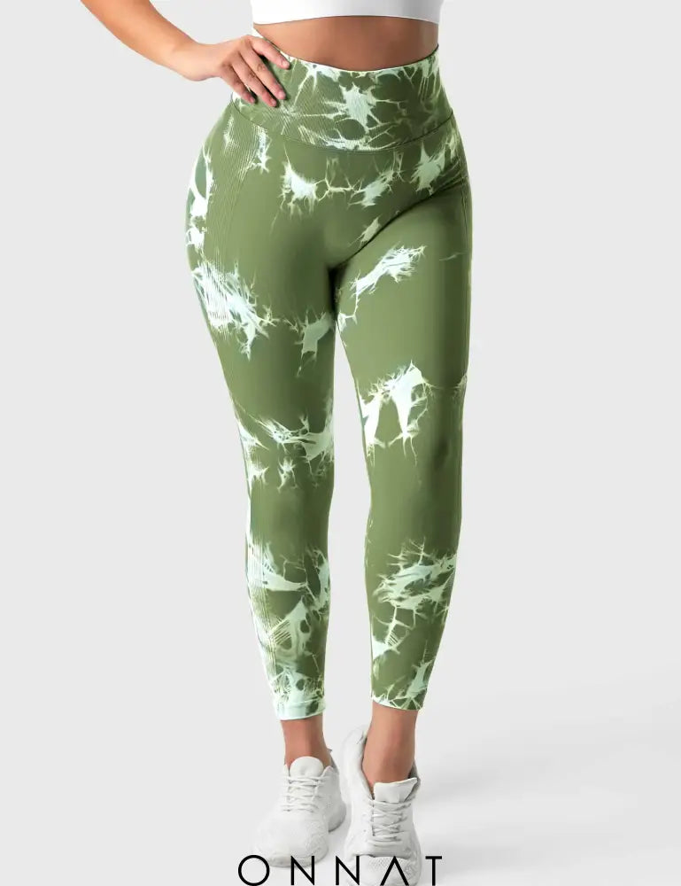 Onnat Tie Dye Seamless Leggings