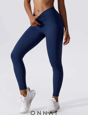 Onnat V-Back Ruched Leggings