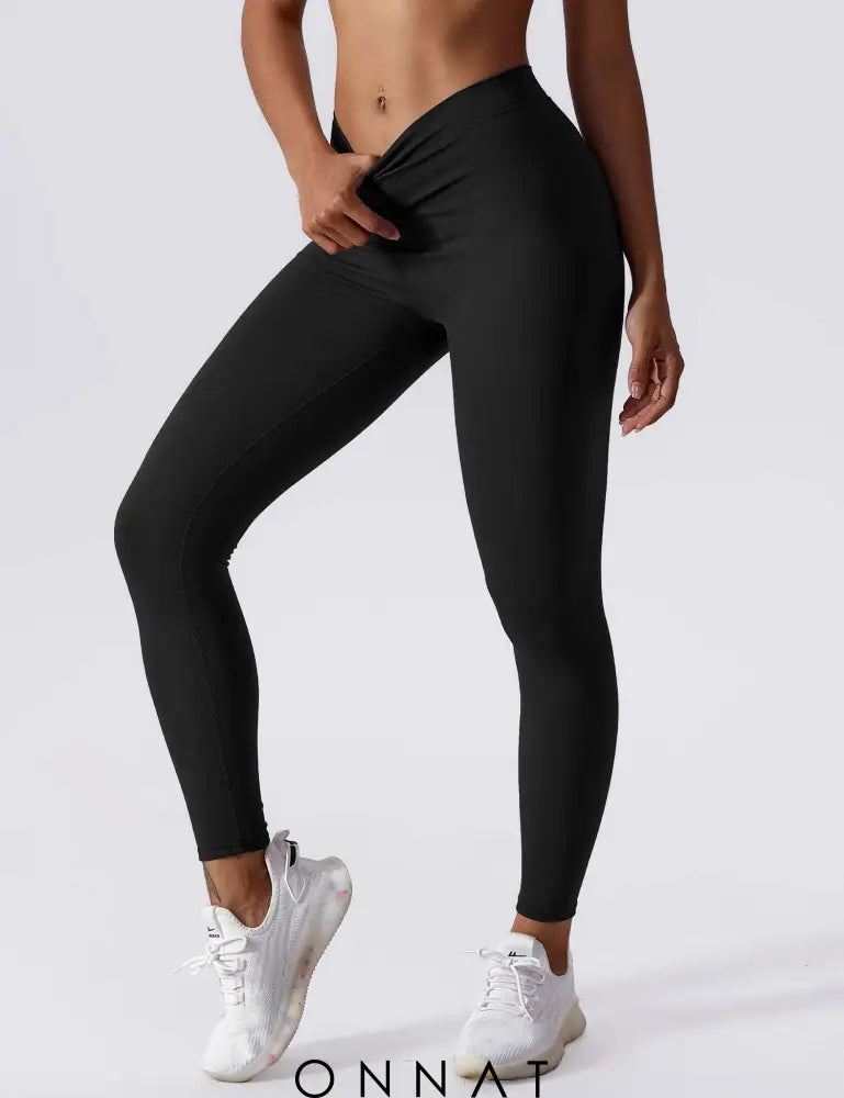 Onnat V-Back Ruched Leggings