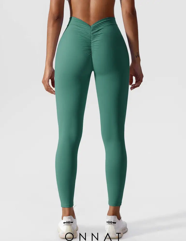 Onnat V-Back Ruched Leggings