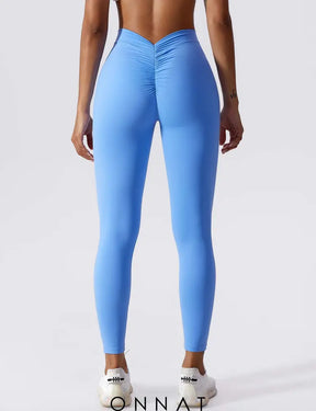 Onnat V-Back Ruched Leggings