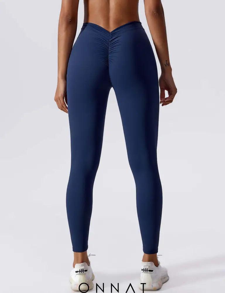 Onnat V-Back Ruched Leggings