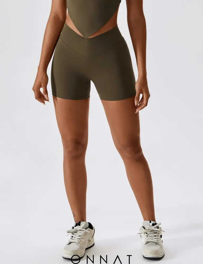 Onnat V Cross Liz Seamless Shorts 3.6’