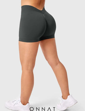 Onnat V Cross Liz Seamless Shorts 3.6’ Smoke Grey / Xs