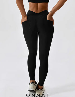 Onnat V Cross Pockets Leggings