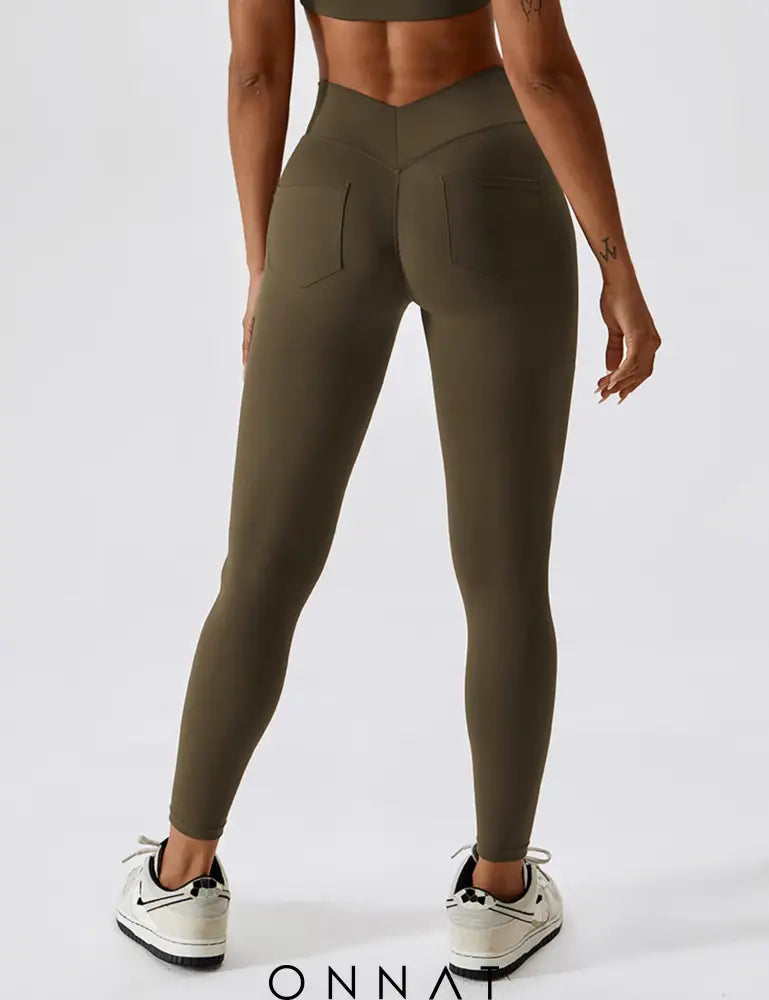 Onnat V Cross Pockets Leggings