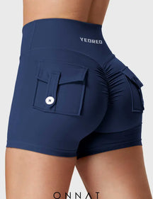 Onnat V-Waistband Charm Shorts Navy / Xs