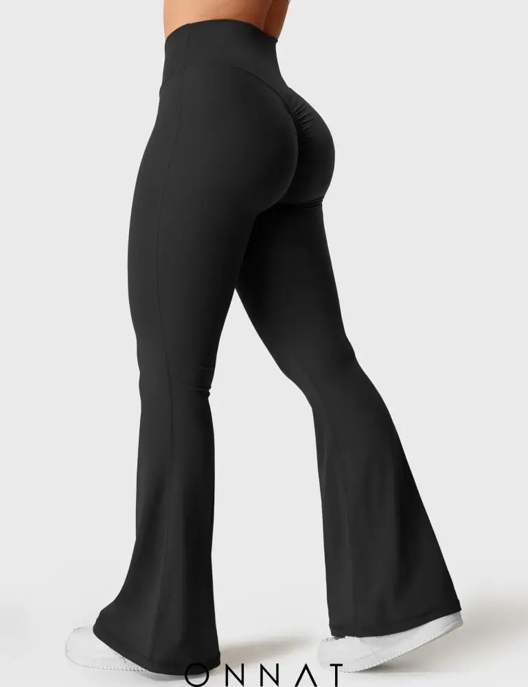 Onnat V-Waistband Kalie Flare Leggings Black / S